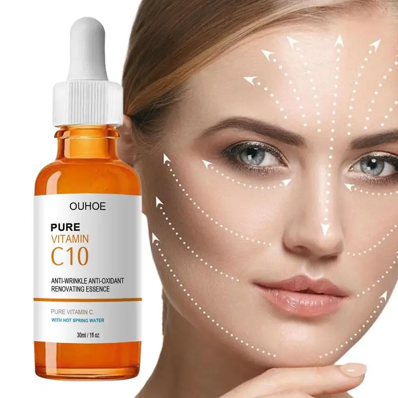 

Увлажняющая жидкая сыворотка унисекс, с витамином C10