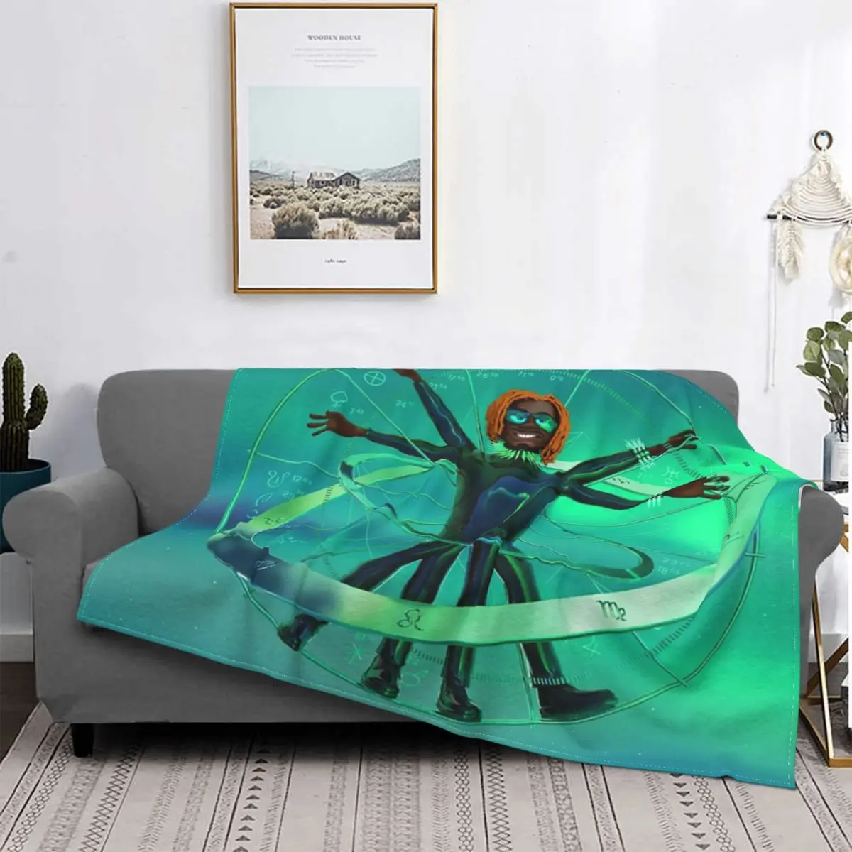 

WUNNA DELUXE Throw Blanket Modern Comfortable Suitable For Sofa Multi Style