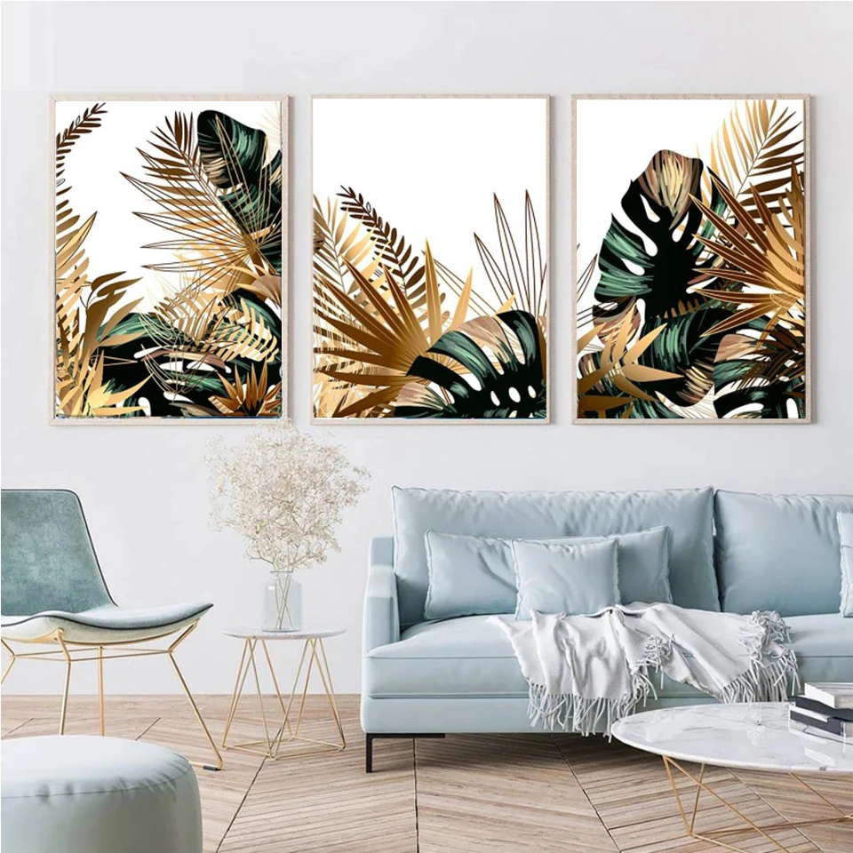 

3 Piece Set Diy 5D Diamond Mosaic Tropical Zongzi Leaves Diamond Painting Embroidery Landscape Full Drill Home Decor Triptych ,