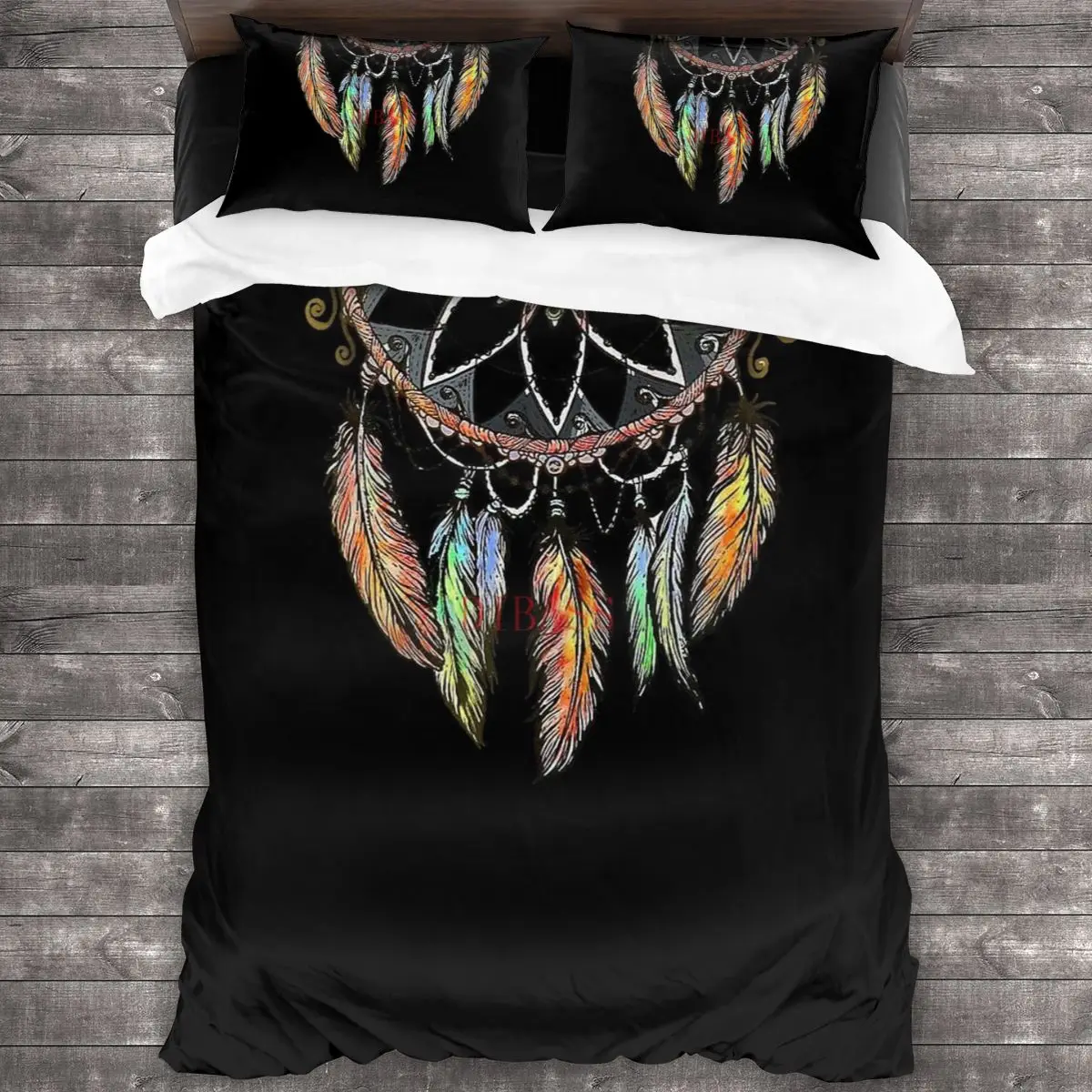 

Dreamcatcher Soft Microfiber Comforter Set with 2 Pillowcase, Quilt Cover With Zipper Closure King Size Comforter Cover