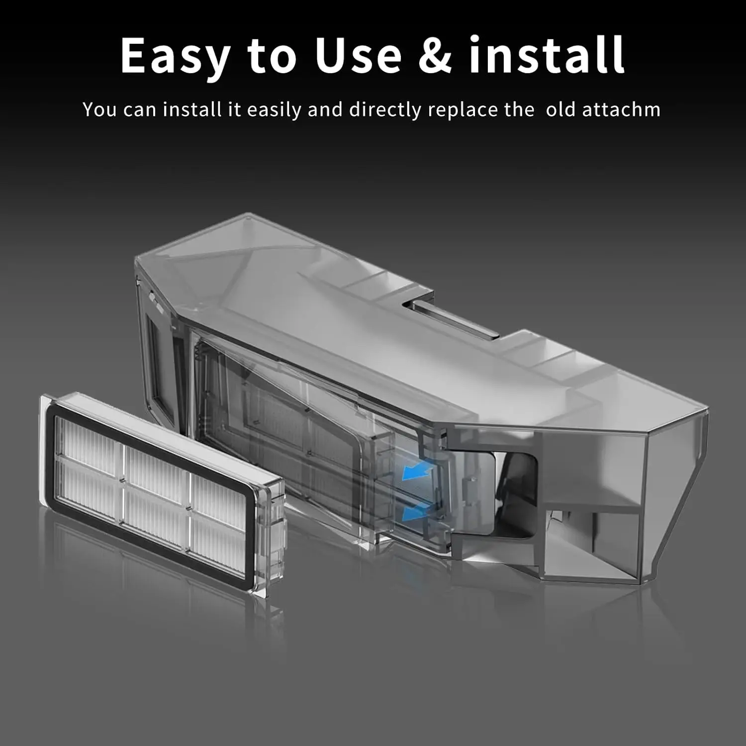 HEPA-фильтр для Xiaomi X20+, X20 Plus, для Dreame S20+, S10 Plus, S10+, L10s Ultra, L10s Pro, L10 Ultra Vacuum Replacement Parts (art.: 3920d33dec05c) - 3920d33dec05c