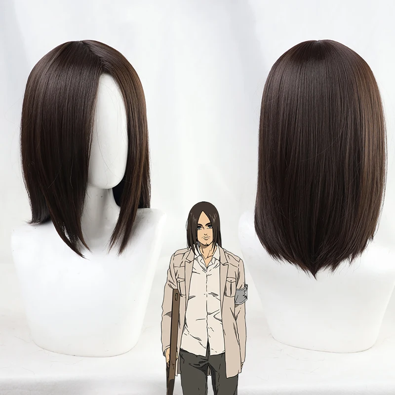 Парики из атаки на Титанов Mikasa Ackerman Levi Hange Zoe Sasha блузка Lenz Рождество Armin Arlert Ymir Эрен