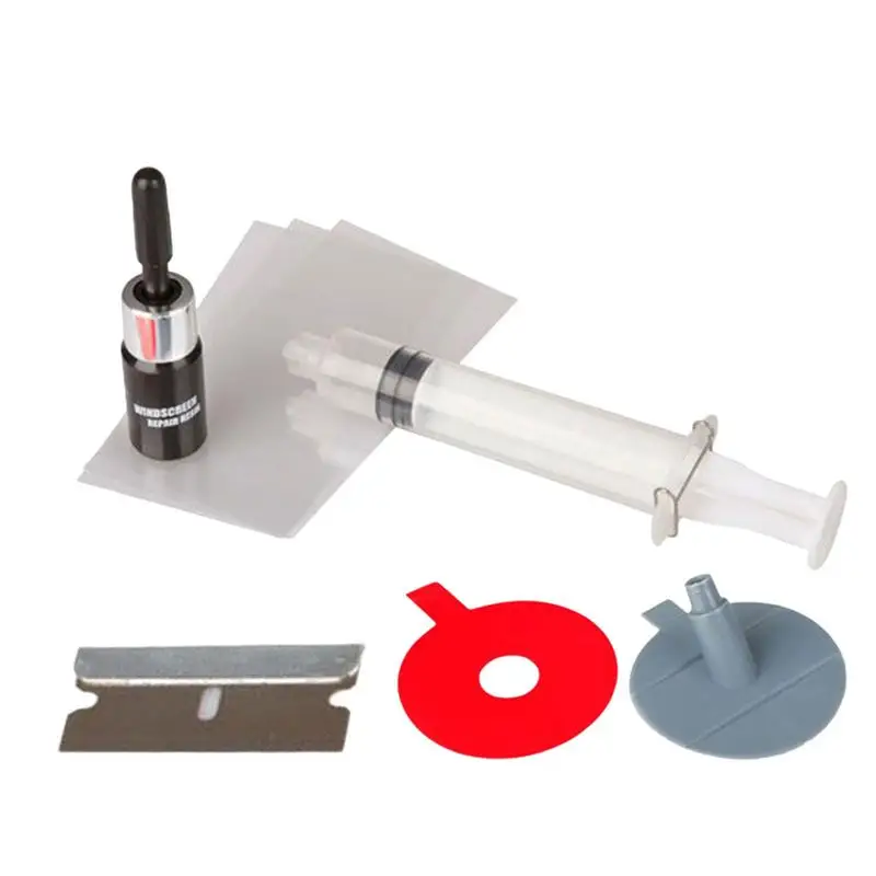 

Windshield Crack Repair Kit Car Window Glass Repair Fluid Glasses Repair Kit Easy To Use Glass Repair Set For Windshield Chips