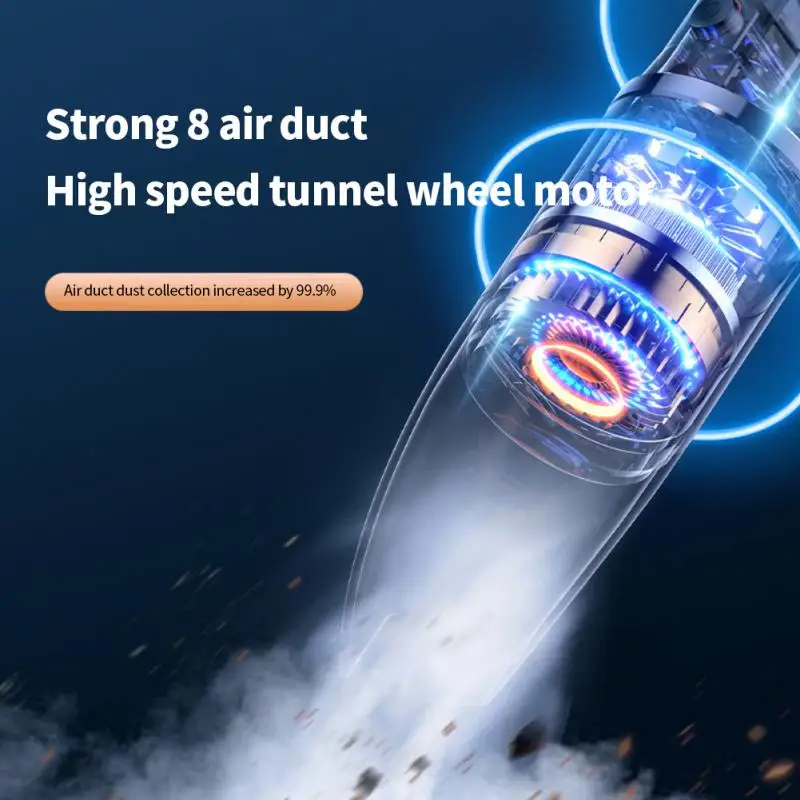 

Auto Vacuum Cleaner Home Car Dual Use Practical Portable Universal Car Accessories Wireless Vacuum Long Endurance Car Interior