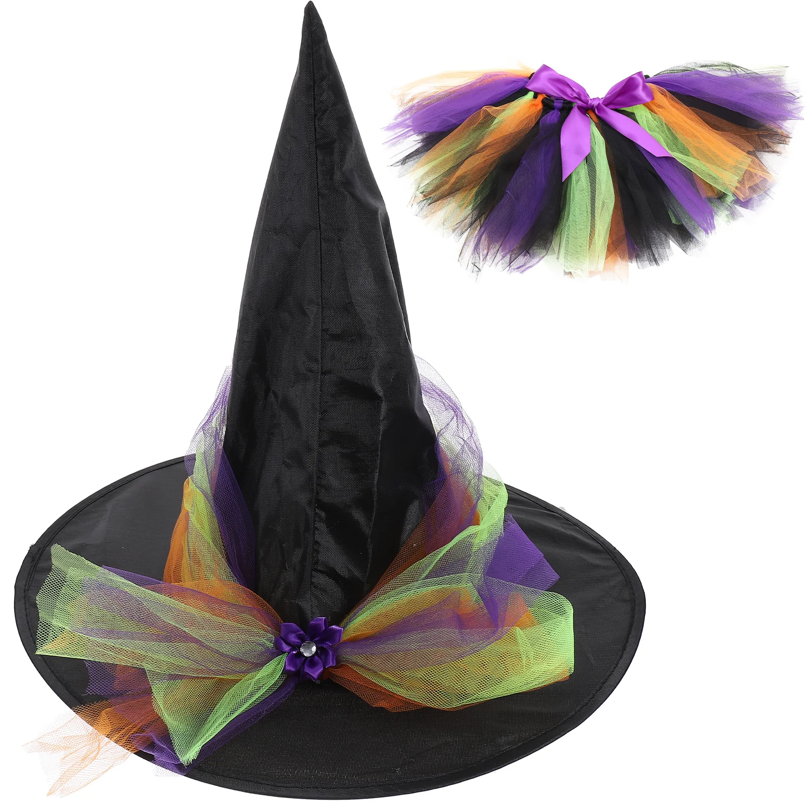 

Witch Clothes Comfortable Kids Costume Party Halloween Festival Supplies Reusable Decorative
