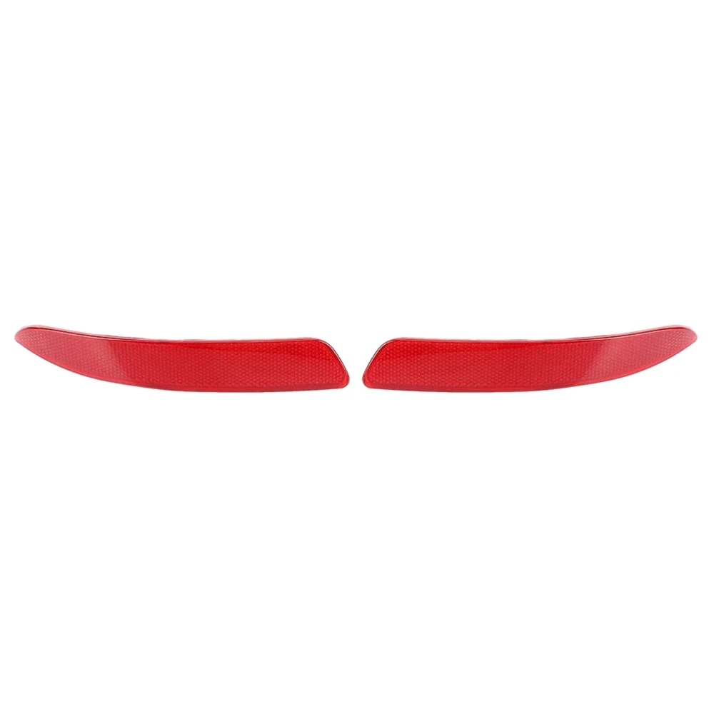 

1 Pair Left & Right Rear Bumper Reflector Sticker Cover for-BMW
