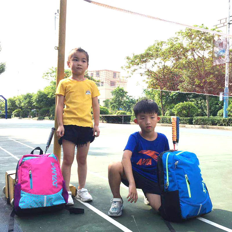 YWYAT New Fashion Children Badminton Bag Multifunctional Youth Kids Sports Bags with Shoe Compartment Badminton Backpack