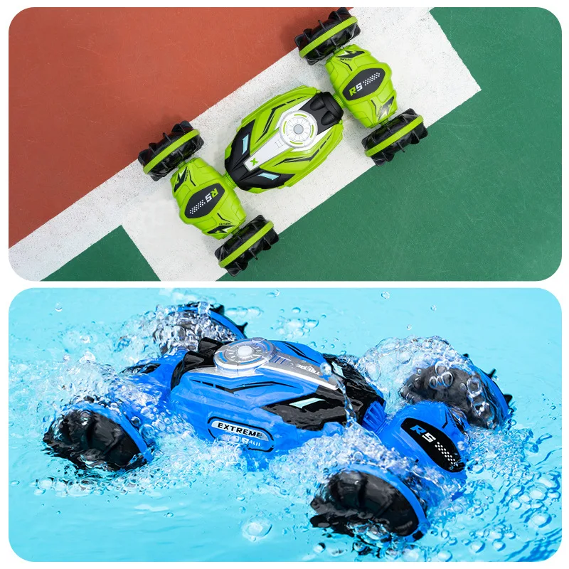 

Q150 4WD Amphibious RC Car Toy 2.4G Remote Control Cars RC Watch Gesture Sensor Rotation Twist Stunt Drift Vehicle Children Toys