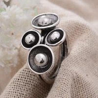new arrival 30 silver plated sweet morning glory flower lady finger party rings wholesale jewelry for girlfriend gifts