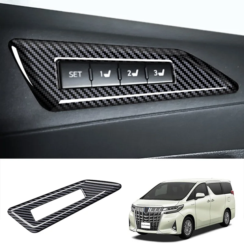

For Toyota Alphard 3rd Gen 2015 2016 2017 2018 2019 RHD Interior Seat Memory Adjustment Trim Cover Interior Decorations Styling