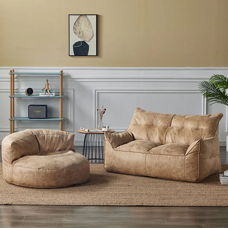 

Luxury Minimalist Lazy Sofa Nordic Classic Funky European Modern Sofas Living Room Comfortable Couple Sofa Camas Furniture