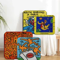 keith art exhibition pictures creative plush cushion home back cushion soft comfortable 50x50cm cushions home decor