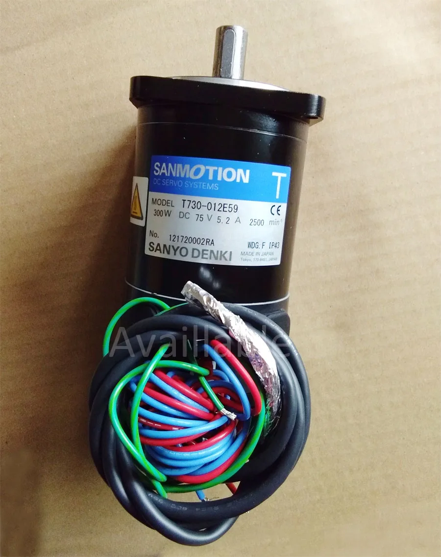 

DC SERVO SYSTEMS T730-012E59 300W DC75V 5.2A 2500min