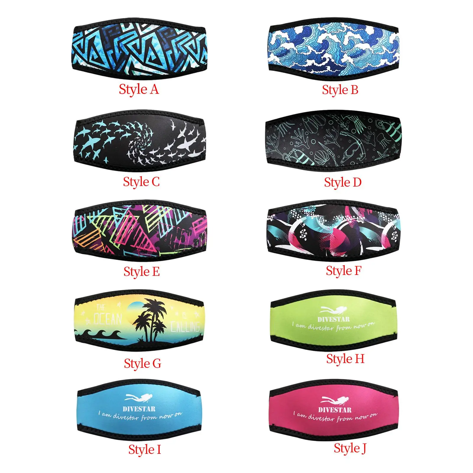 

Diving Mask Slap Straps Water Sports Accessories Dive Wrapping Strap Comfort