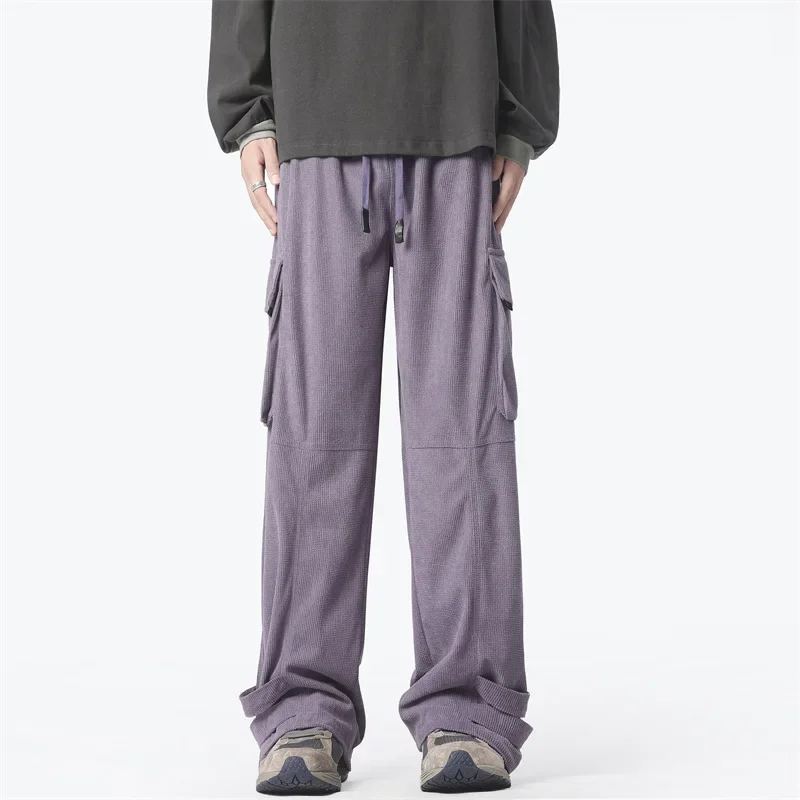 Xxbromen's Wear осенние новые мужские вельветовые брюки-карго повседневные брюки в