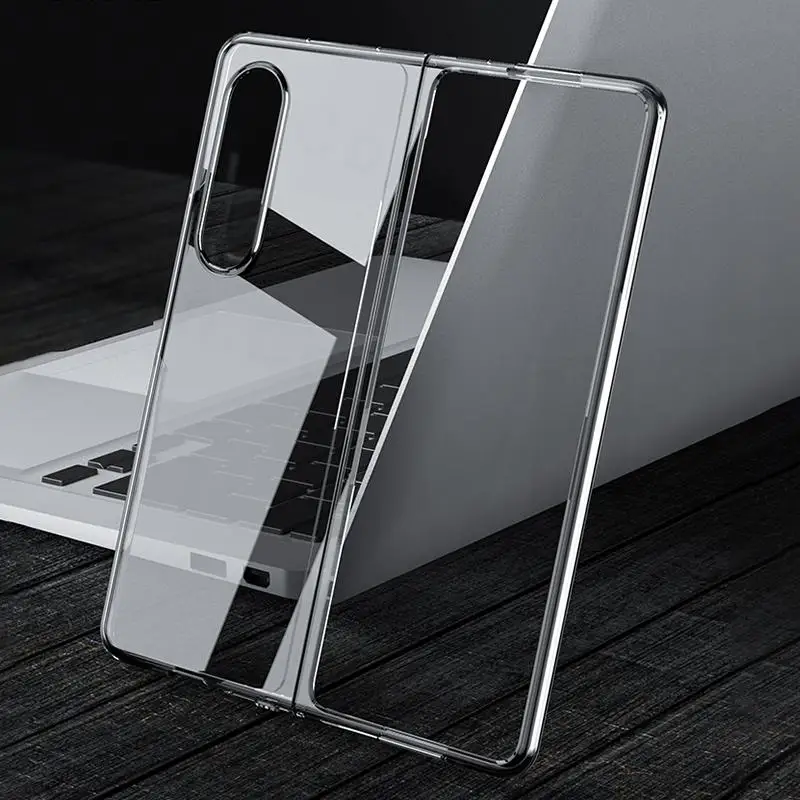 

Прозрачный жесткий чехол для телефона из поликарбоната для Samsung Galaxy Z Fold 3 2 5G, противоударный защитный чехол для Samsung Z Fold3 Fold2 Coque