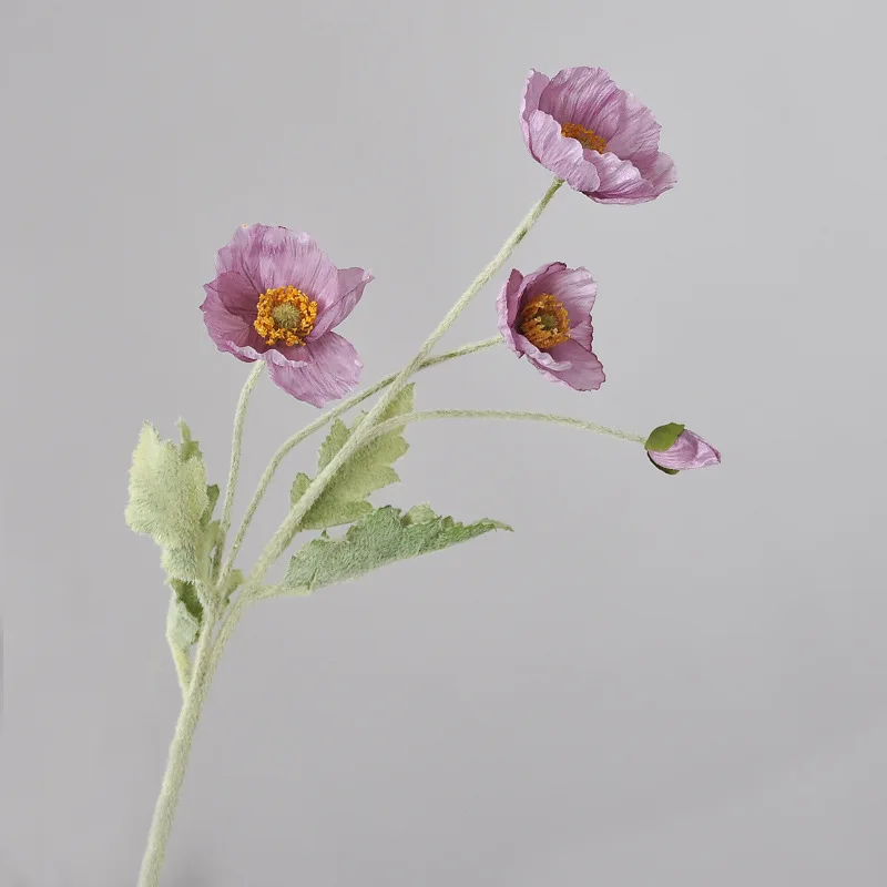 

Искусственные цветы шелковые кукурузные маки LaurelChow 53 см