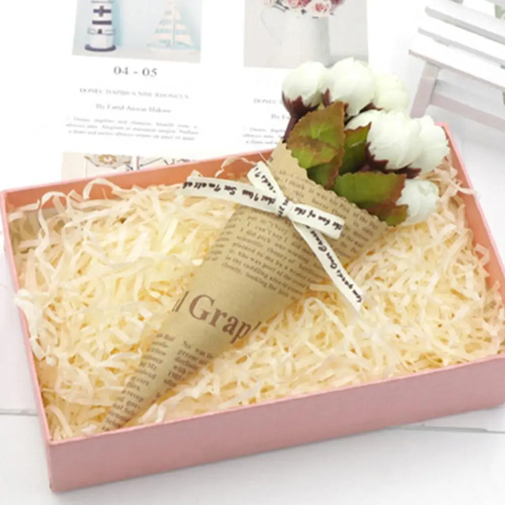 

10g Colorful Shredded Crinkle Paper Raffia Candy Boxes DIY Filling Decoration Marriage Home Gift Box Material Wedding Confe X7N5