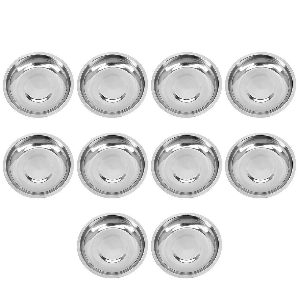 

Тарелка из нержавеющей стали, тарелка для специй, блюда для соуса, десертные закуски, маленькие контейнеры