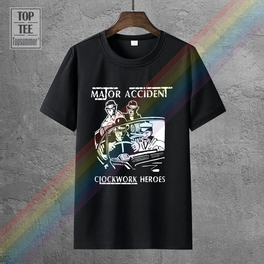 

Major Accident Clockwork Heroes Shirt Aus Rotten Varukers Partisans Punk Oi