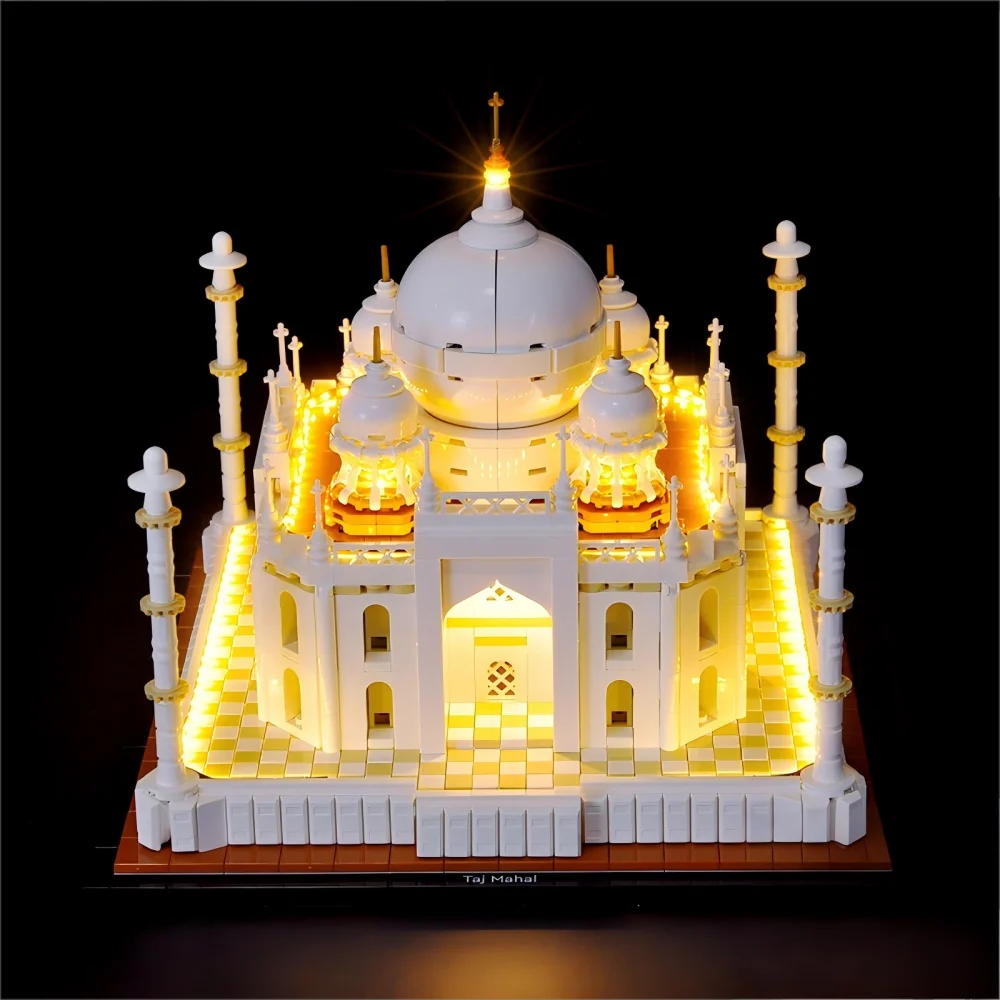 Фото Комплект светодиодного освещения LYBMTWF, совместимый с строительным блоком Lego 21056 Taj Mahal Architecture (не включает модели кирпичей) №2