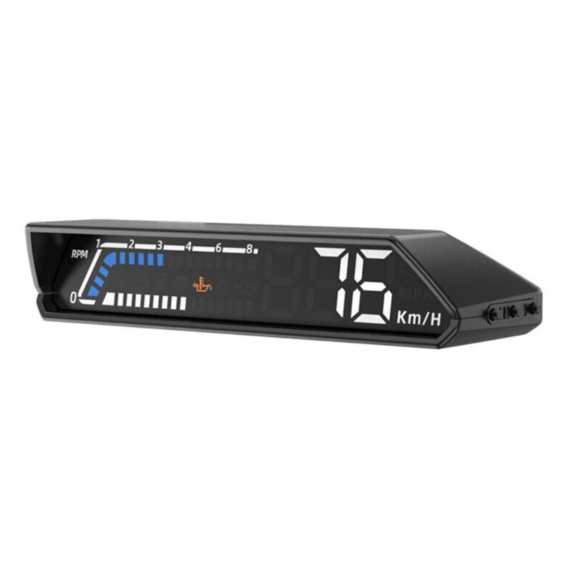

090E Speedometer Overspeed Alarm Mileage Information Head Up Display Speed Projector