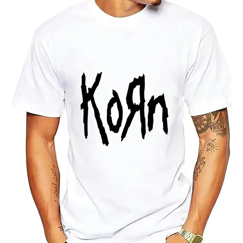 rockowa zespołu K-Korn Requiem Mass T-Shirt Men Couple Combination Women Clothes Short Sleeve Collar Fashion Cotto