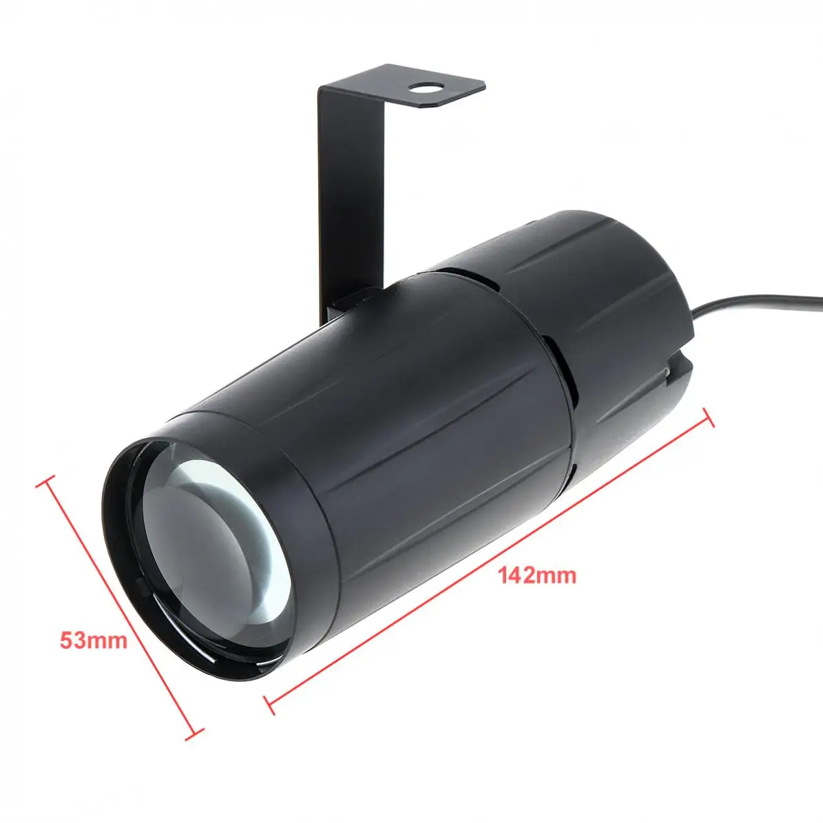 Крутой светодиодный красный прожектор супер яркий светильник для зеркальных шаров, сценического освещения для KTV DJ Disco Bar семейных вечеринок.