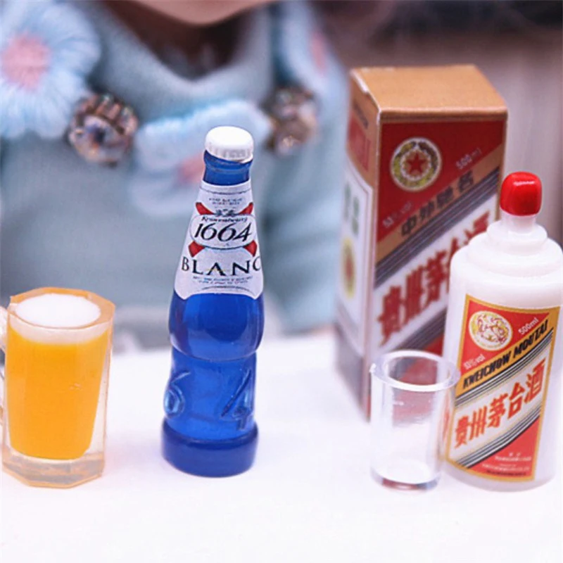 

Miniature Beer Drink Cup Model Dollhouse Toys For Doll House Decoration Doll House Miniature Accessories