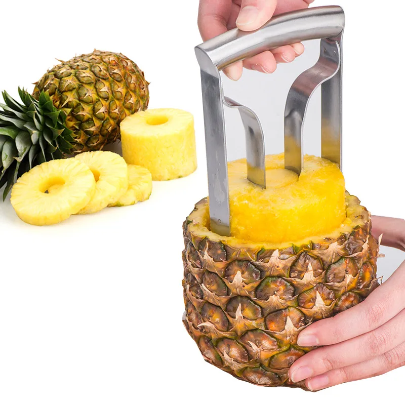 

High Quality Stainless Steel Pineapple Corer Fruit Slicer Parer Cutter Kitchen Gadget Fruit Cutting Tool