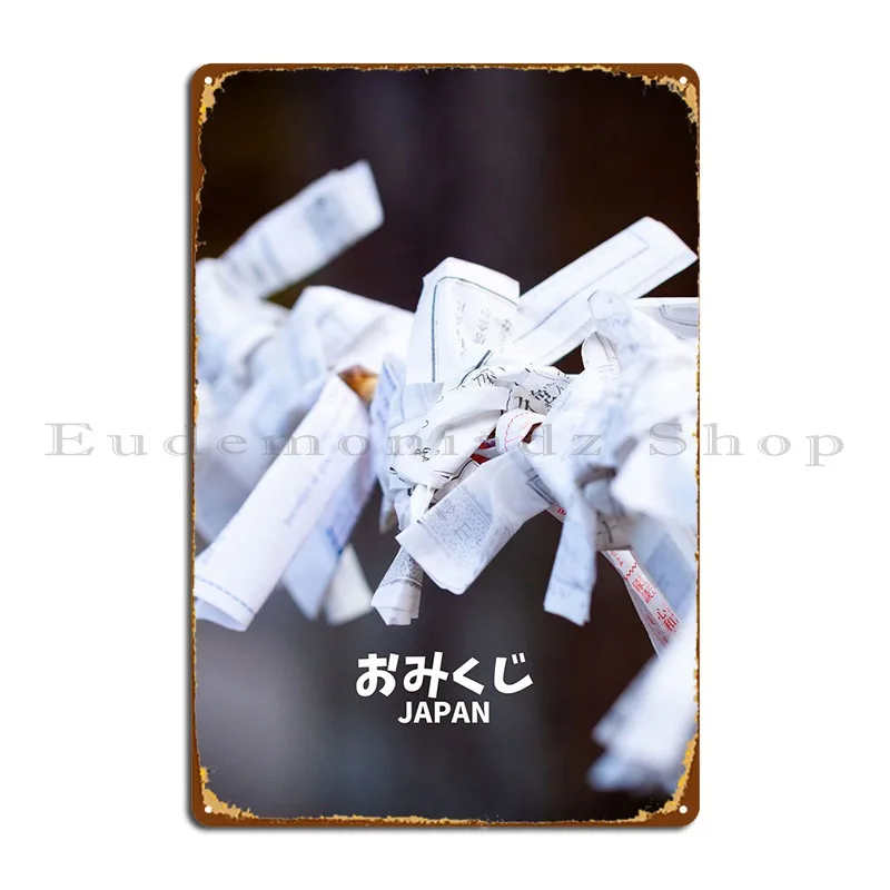 

Металлический плакат Omikuji, создание настенного декора, персонализированный кинотеатр, жестяной плакат