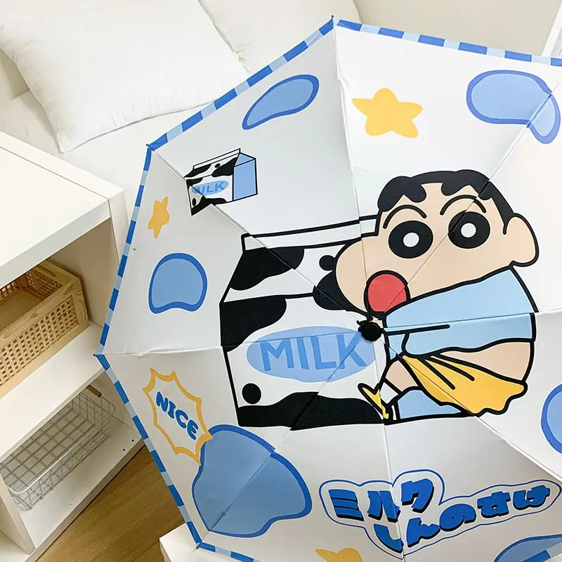 Зонт Kawaii Crayon Shin-Chan полностью автоматический складной 8-косточковый