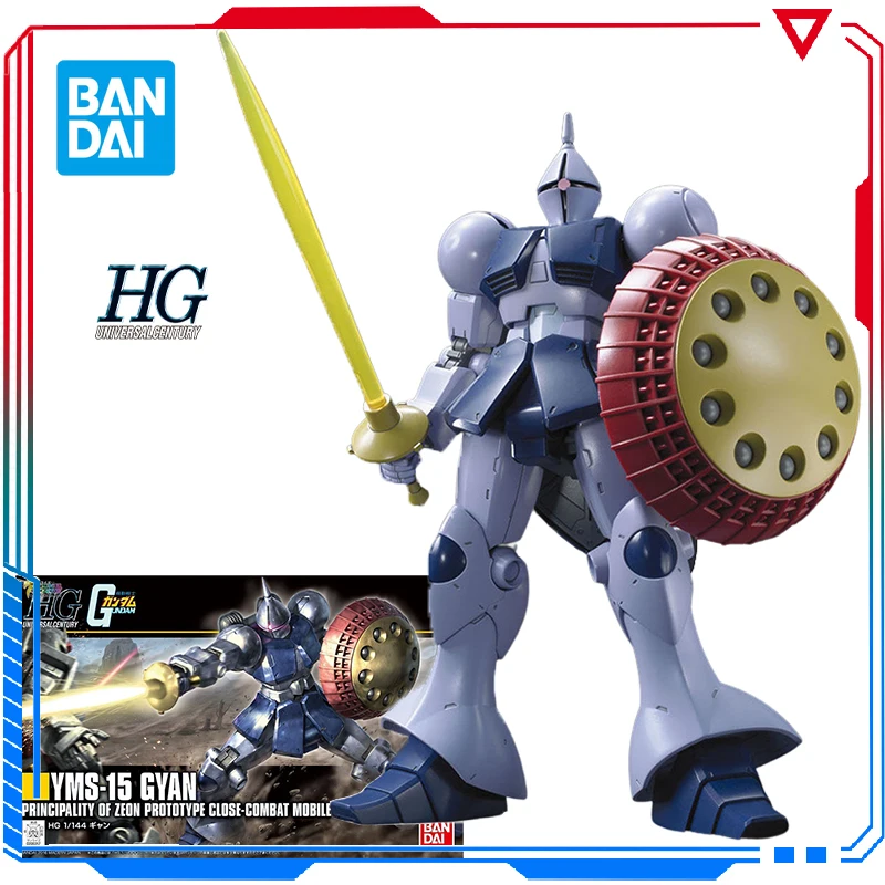 Bandai HGUC 1/144 YMS-15 GYAN Gundam Action Figure Principality of Zeon Prototype Close Combat Mobile Suit Model Toys for Boys