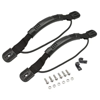 2pcs kayak canoe carry handle side mount durable nylon carry handles with paddle j hook bungee cord mounting accessories