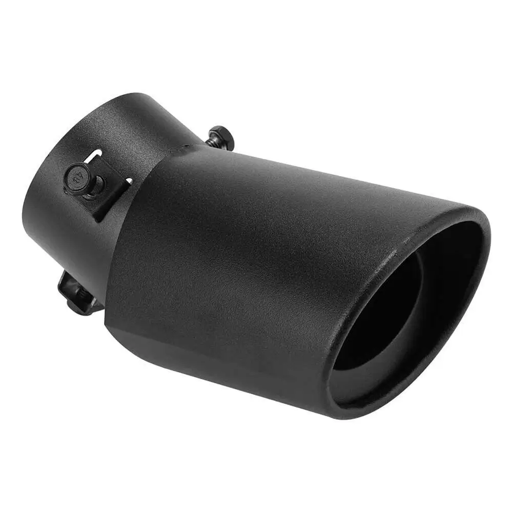 

Car Rear Exhaust Pipe Tail Muffler Tip Stainless Steel Exhaust Pipe Tail Throat 63mm Curved Modified Parts Dropshipping