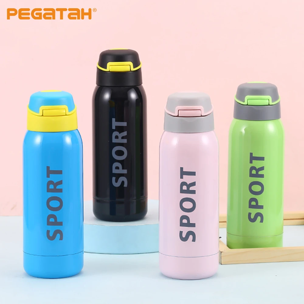 

Thermal Bottle Children's Straw Thermos For Students Stainless Steel Water Bottle School Children's Thermal Bottle Water Bottle