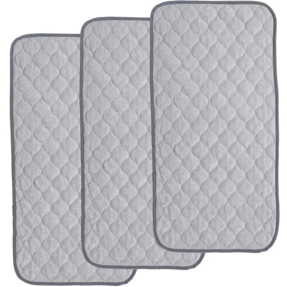 

3Pcs Baby Bassinet Mattress Pad Bed Wetting Pad Baby Crib Waterproof Pad Mat