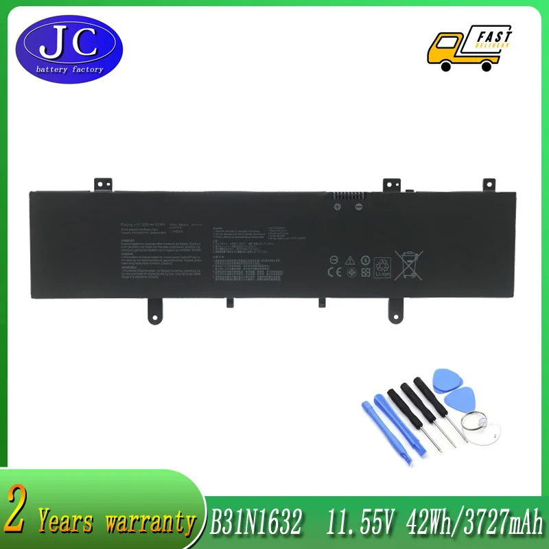 Оригинальный аккумулятор JCLJF B31N1632 для ноутбука ASUS ZenBook 14 X405 X405U X405UA 3ICP5/57/81 0B200-02540000