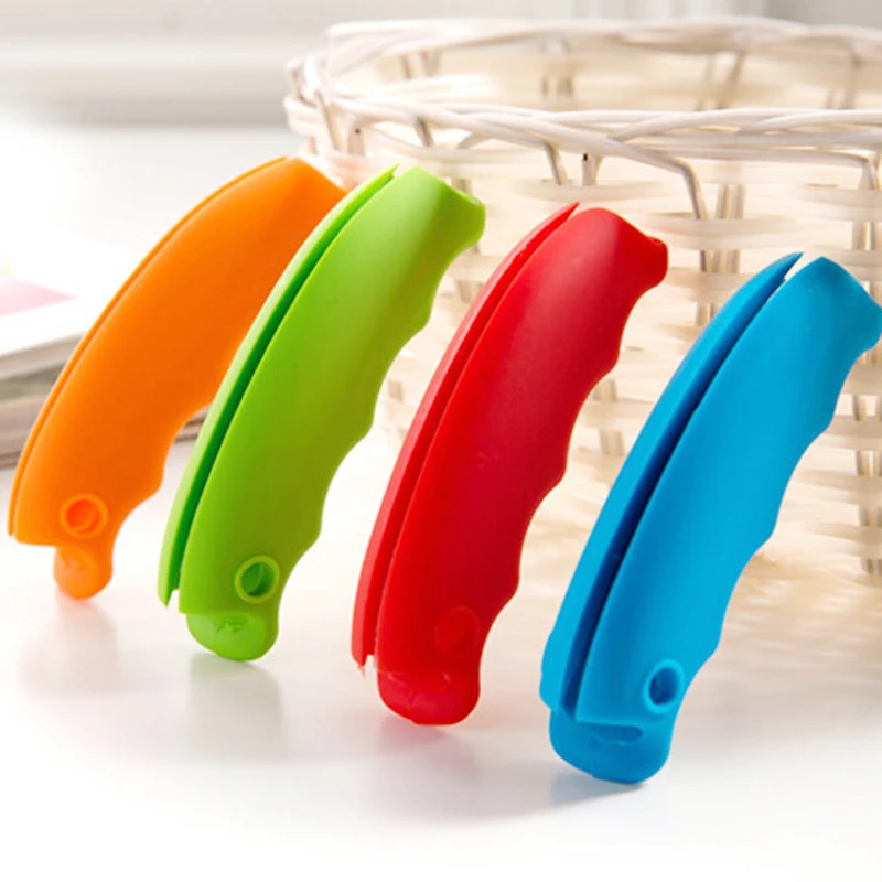 

1pcs Durability Carrying Handle Fahion Carry Food Machine Silicone Leeks Food-Raiser Anti-Handle Labor-Saving Foods Dispenser