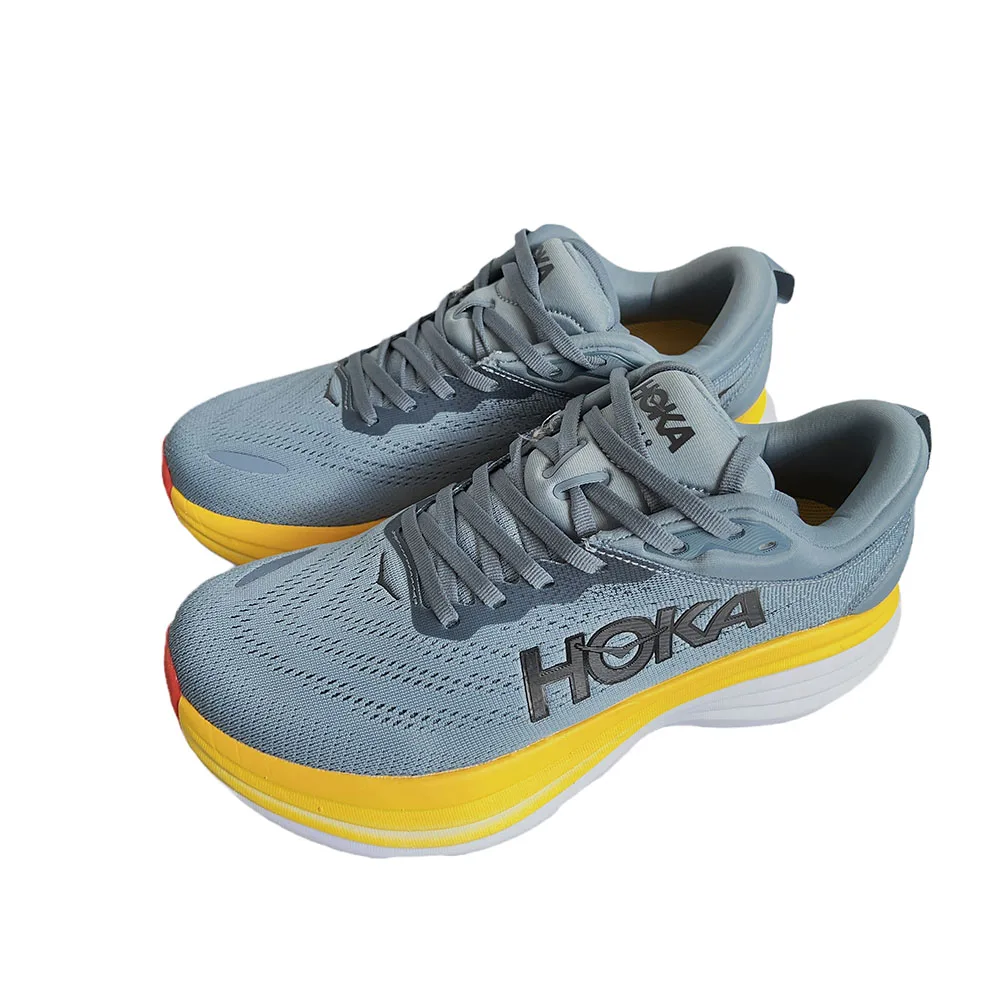 HOKA Bondi 8 Running Shoes for Men Women Road Running Shoes Shock-absorbing Comfortable Casual Sneakers Anti-slip Wear Resistant