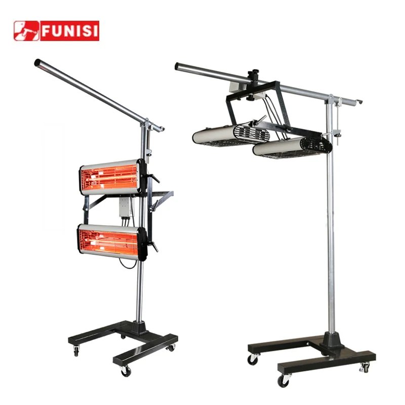 Инфракрасные лампы для сушки краски FUNISI после агрессивного покрытия