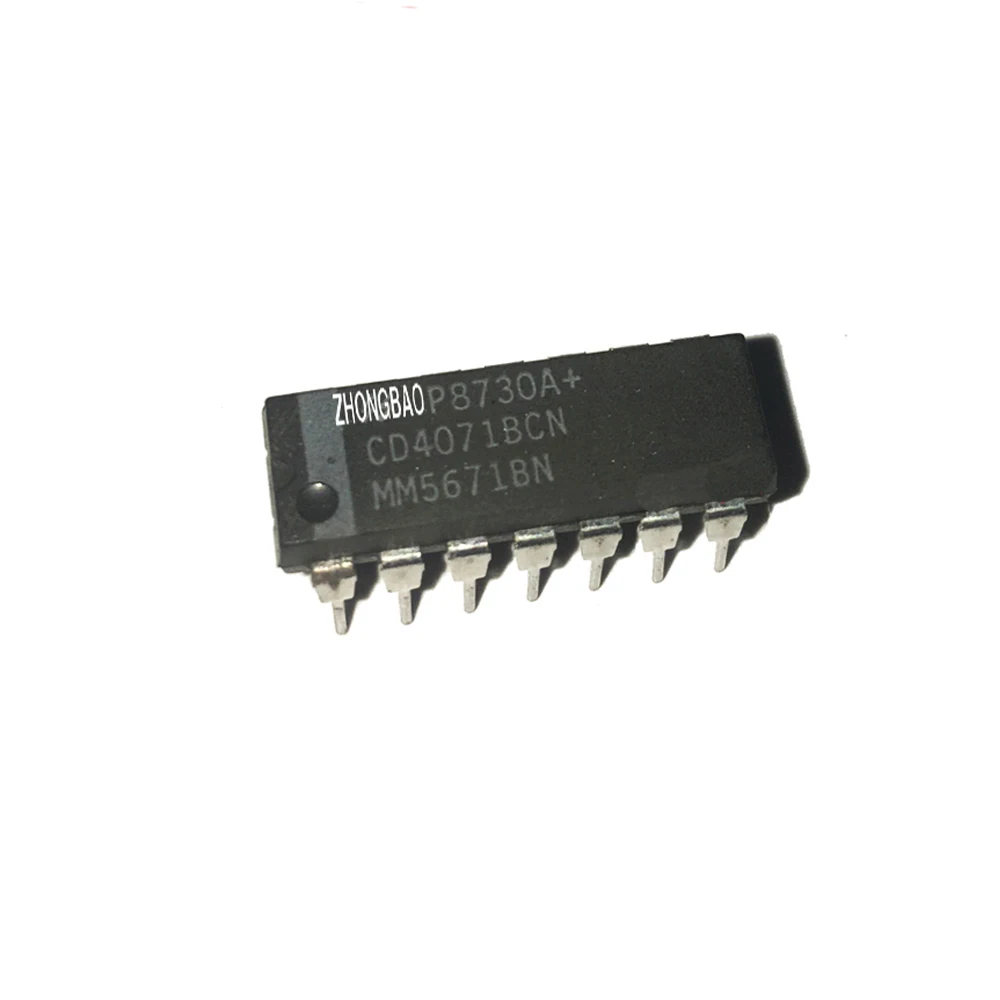 

(10PCS) CD4071BCN IC GATE OR/AND QUAD 2INP 14-DIP 4071 CD4071