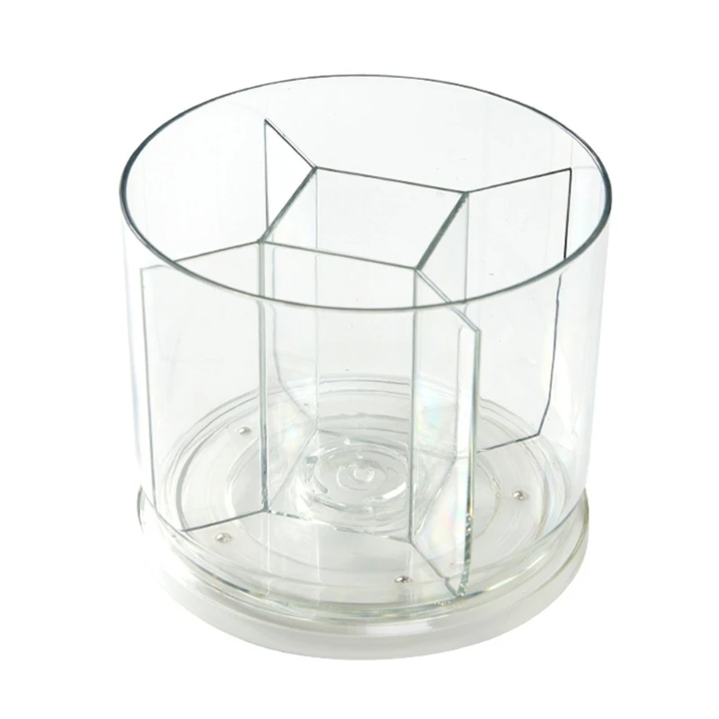 

H55E Large-capacity Plastic Pen Holder 360-Degree Rotating Pencil Crayon