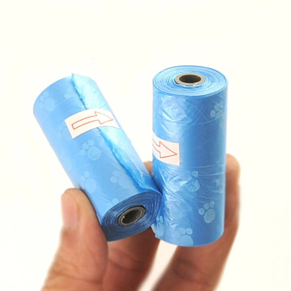 

10 Rolls Waste Pick Walking Clean Up Indoor Outdoor Trash Strong Pet Poop Bag Portable Degradable Printing Garbage Travel