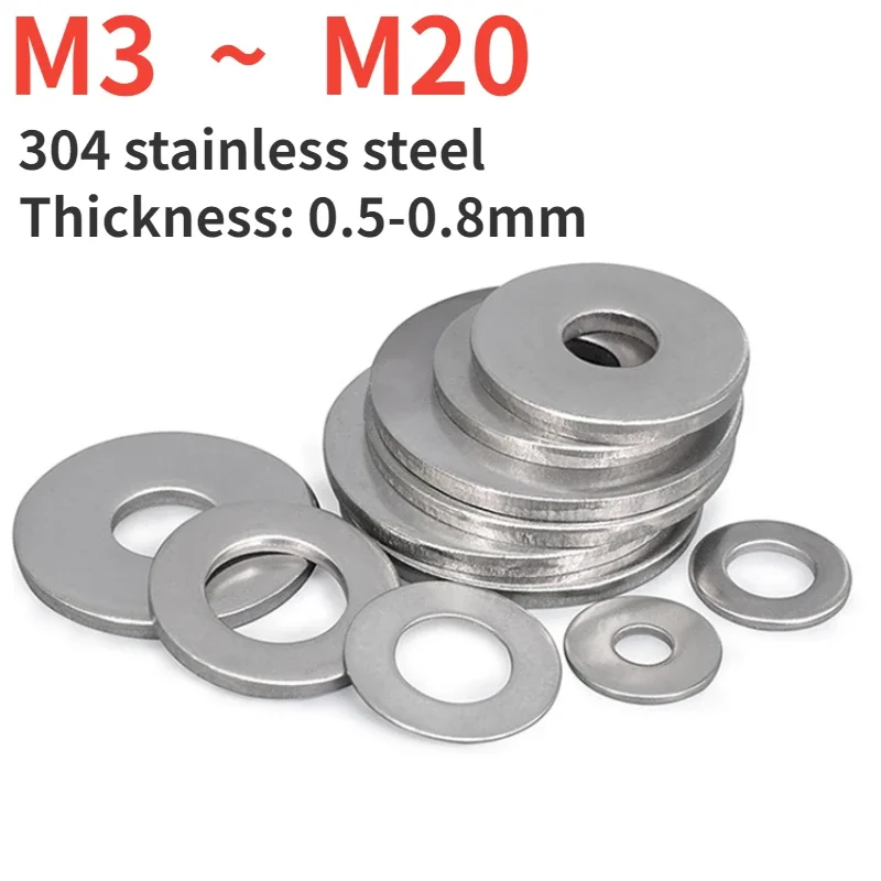 

Шайбы из нержавеющей стали M3-M20