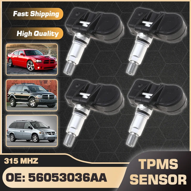 Датчик давления в шинах 56053036AA 315 МГц TPMS для Dodge Charger 2006-2007 Durango 2007-2009 Grand Caravan