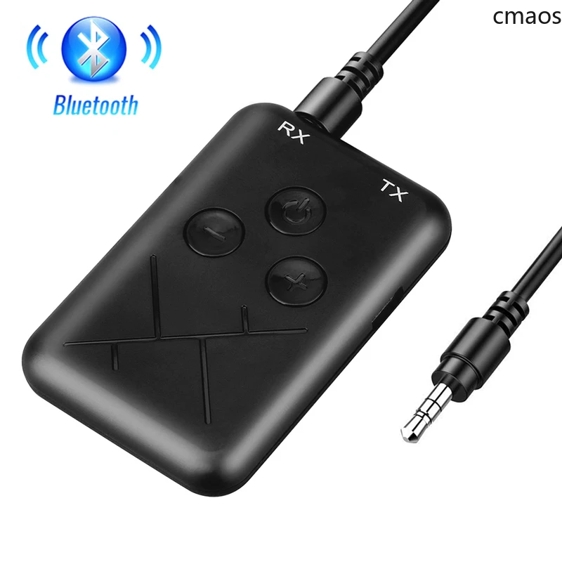 

Bluetooth Receiver Transmitter 2 in 1 Stereo APTX Wireless Aux Audio Receiver 3.5mm Jack RCA Car Adapter for TV PC BT 5.0 4.2