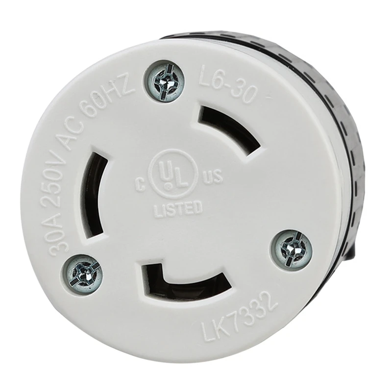 Комплект штепсельных вилок 30 А 250 В штекер Женский Поворотный замок 3 провода