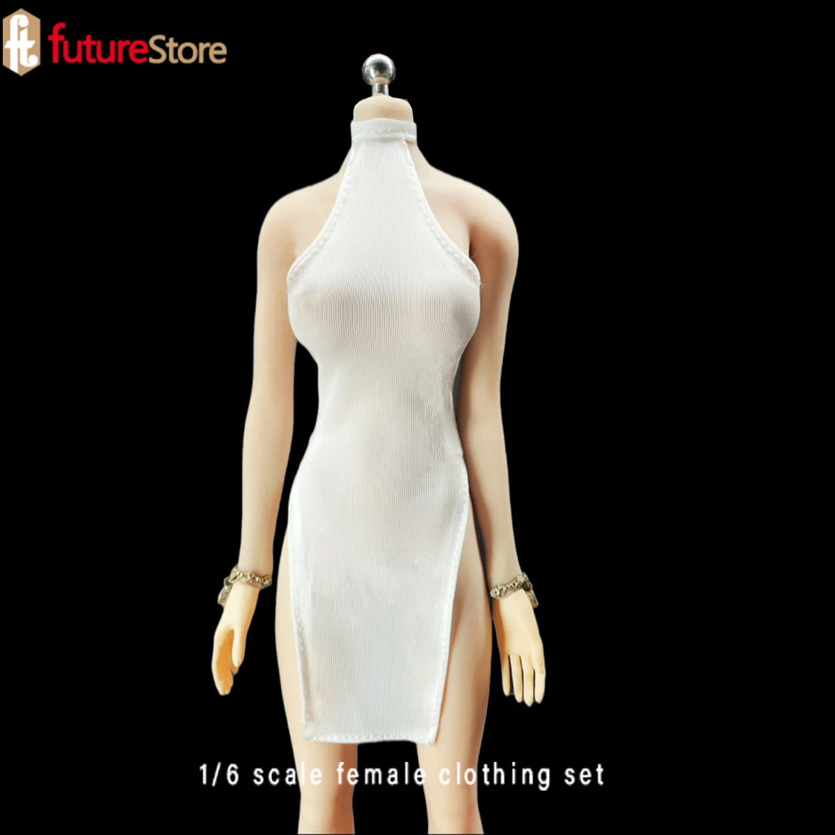 

Женская модель солдатика FT 1/6, облегающее резиновое платье 12 дюймов TBL, стрейчевое Короткое платье-Ципао для коллекции