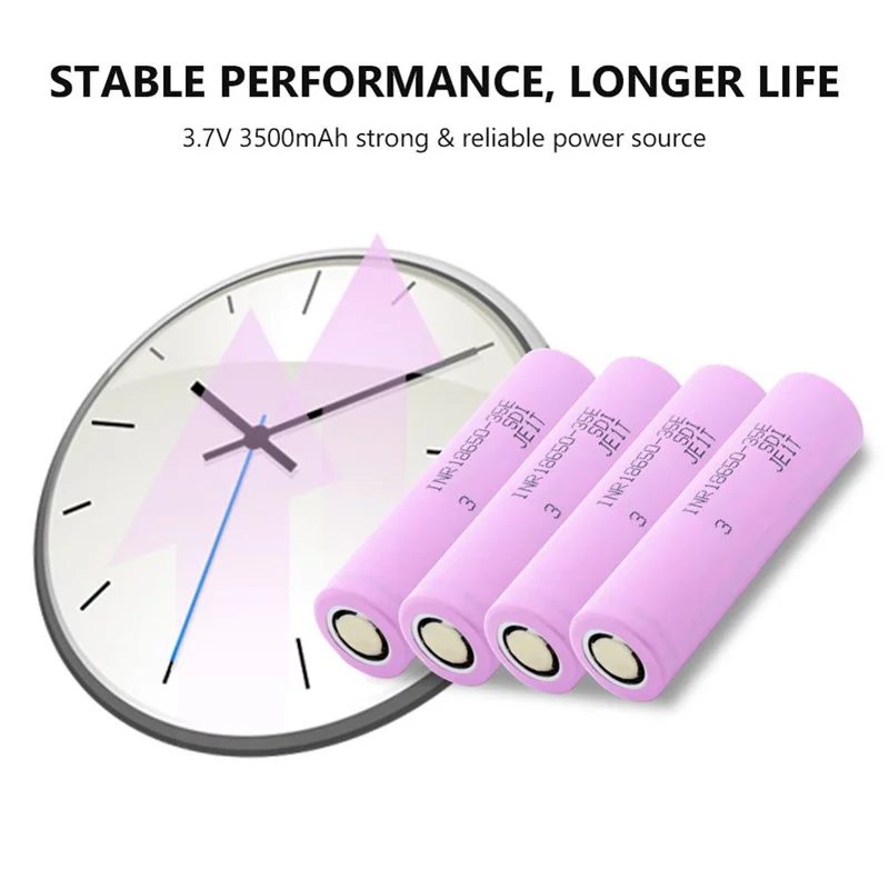 

18650 Battery 35E 3500mAh 3.7V 20A High-power Lithium-ion Battery 18650 Electric Tools+Free Shipping